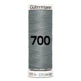 Gutermann garen | 200m | 700 muisgrijs naaigaren GM - 200 - 700 - MUIS - GRIJS 4008015033163